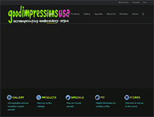 Tablet Screenshot of goodimpressionsusa.com